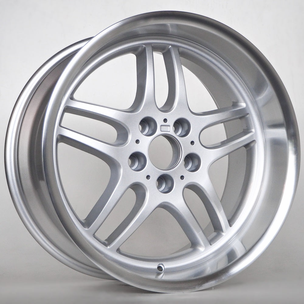 Alu kola pro BMW Aiden 10X19 5X120 ET20 74,1 Silver Polished Lip