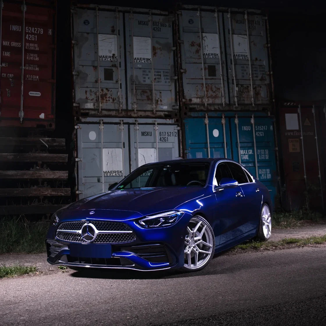 Alu kola Mercedes Benz C Class C43 C63 Concaver CVR5 Brushed Titanium