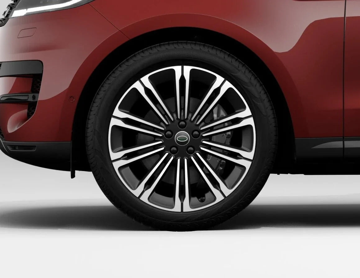Alu kola pro Land Rover B1808 9.5x22 5x108 ET45 63.4 Black Polished | Wheelsup.cz