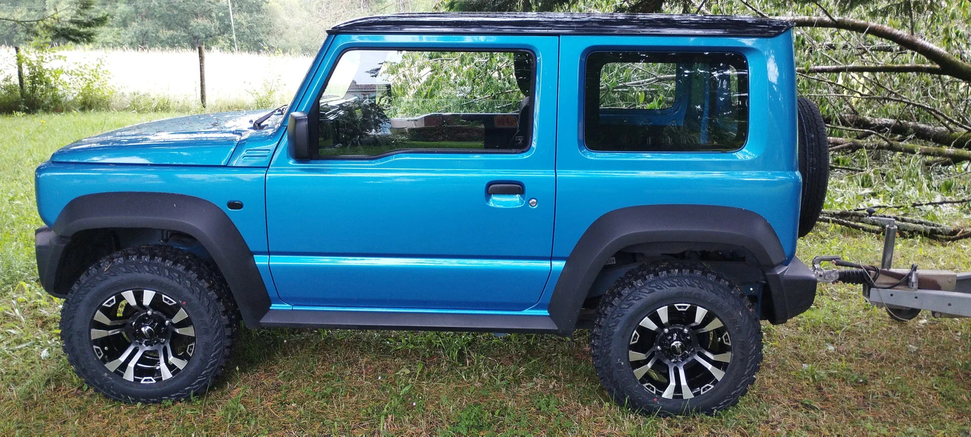 Alu kola pro Offroad BK859 8x15 5x139.7 ET-13 Black Polished | Wheelsup.cz