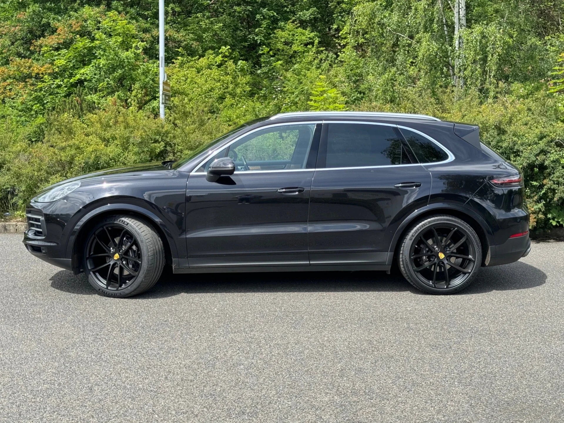 Alu kola pro Porsche H5084 9.5x21 5x130 ET46 71.6 Black Half Matt | Wheelsup.cz