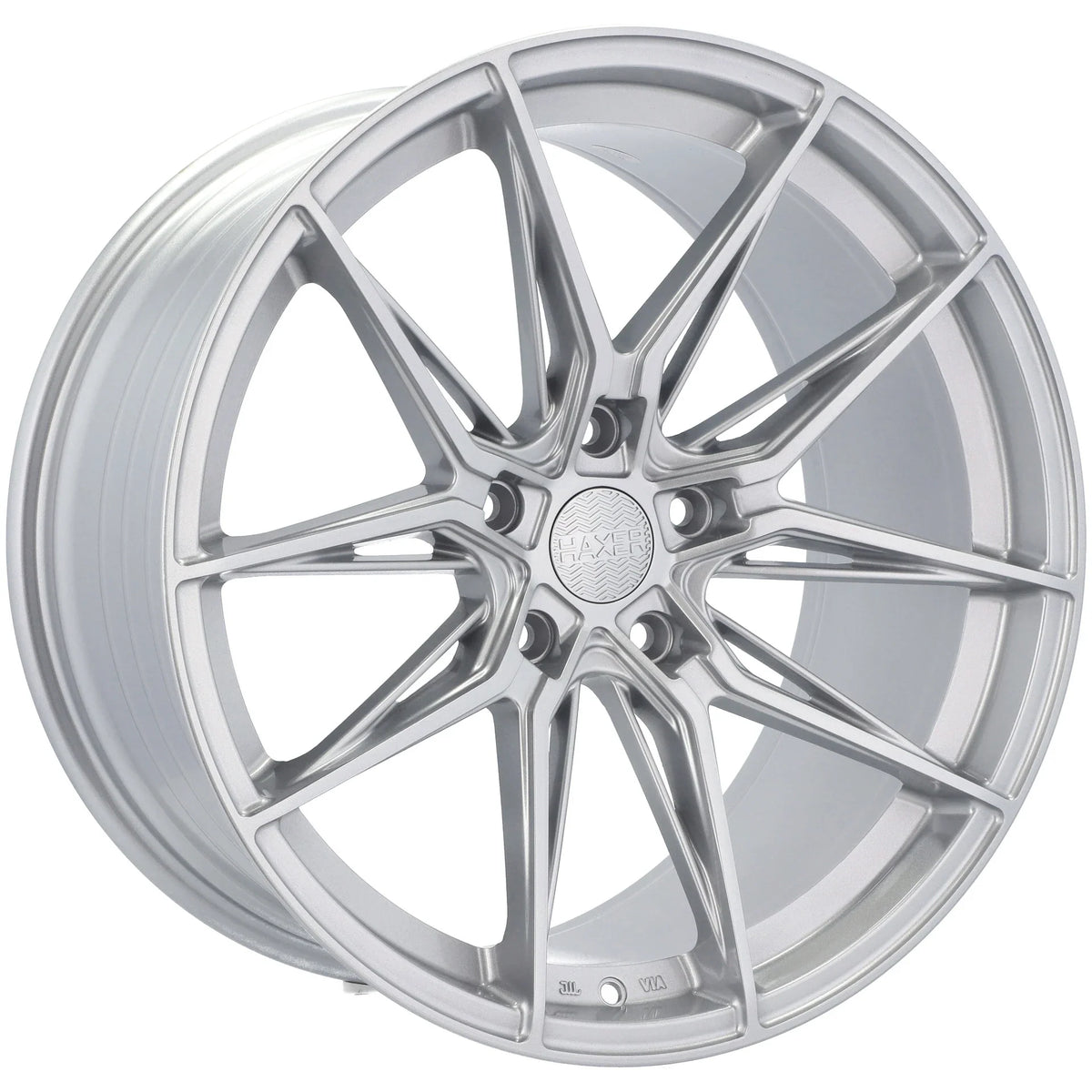 Alu kola HAXER HX036 8.5x19 5x112 ET40 66.6 stříbrná – detail 5