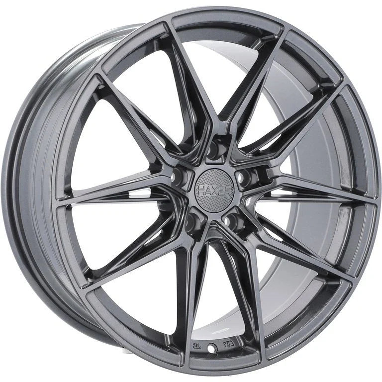 Alu kola HAXER HX036 8x18 5x112 ET40 66.6 šedá – detail 4