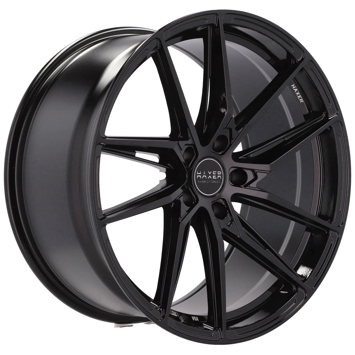 Alu kola HAXER HX08F 8x18 5x112 ET40 66.6 černá – detail 2