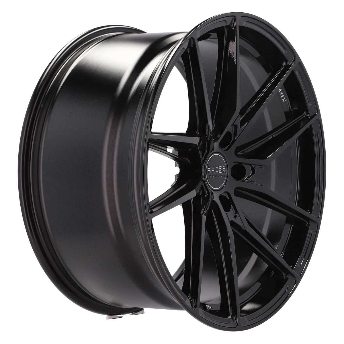 Alu kola HAXER HX08F 8x18 5x112 ET40 66.6 černá – detail 3