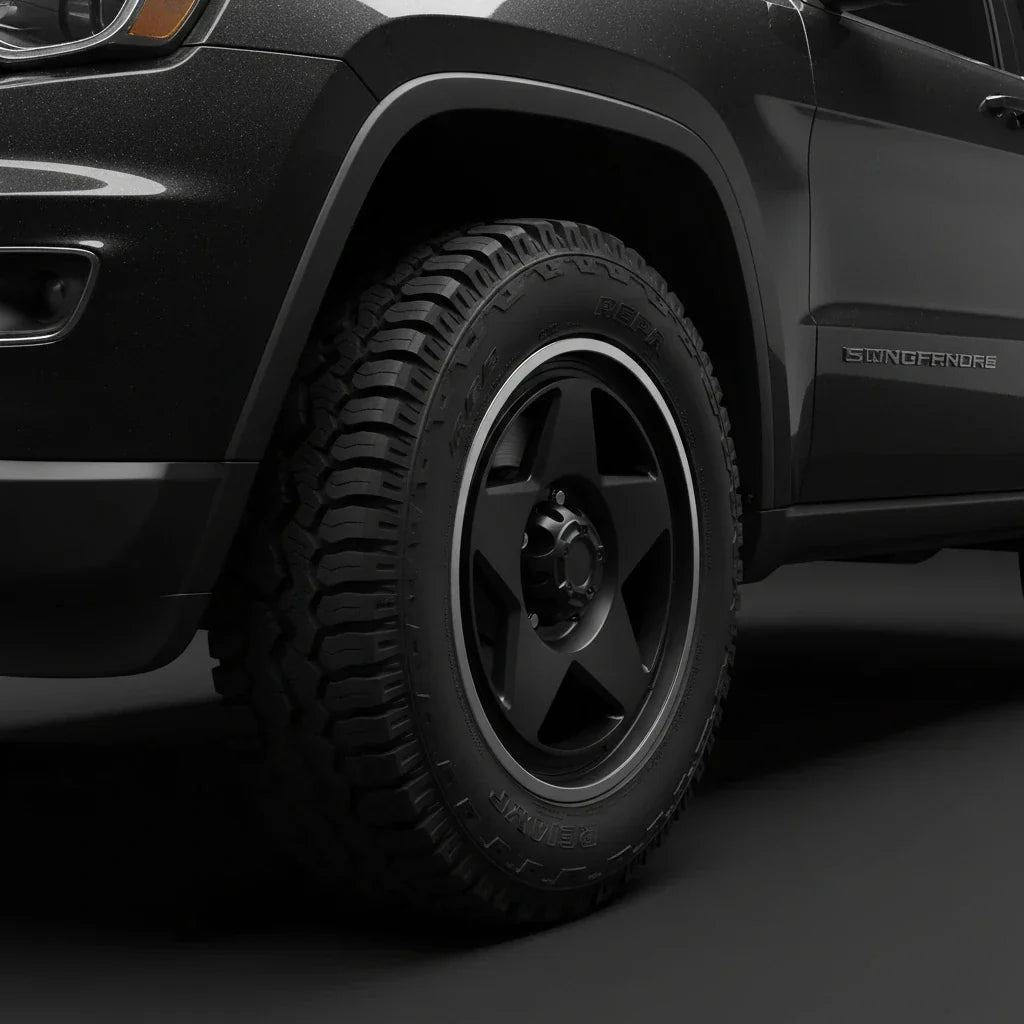 Alu kola pro Offroad JT274 9x18 6x114.3 ET0 66.1 Black Matt | Wheelsup.cz