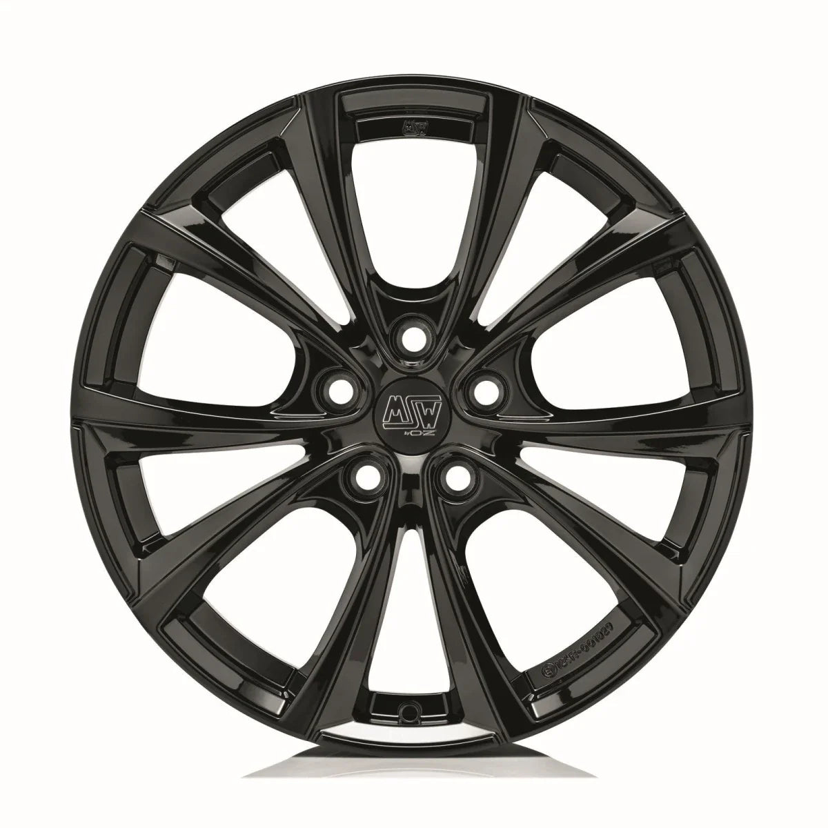 Alu kola MSW 27 7.5x18 5x112 ET48 Gloss Black