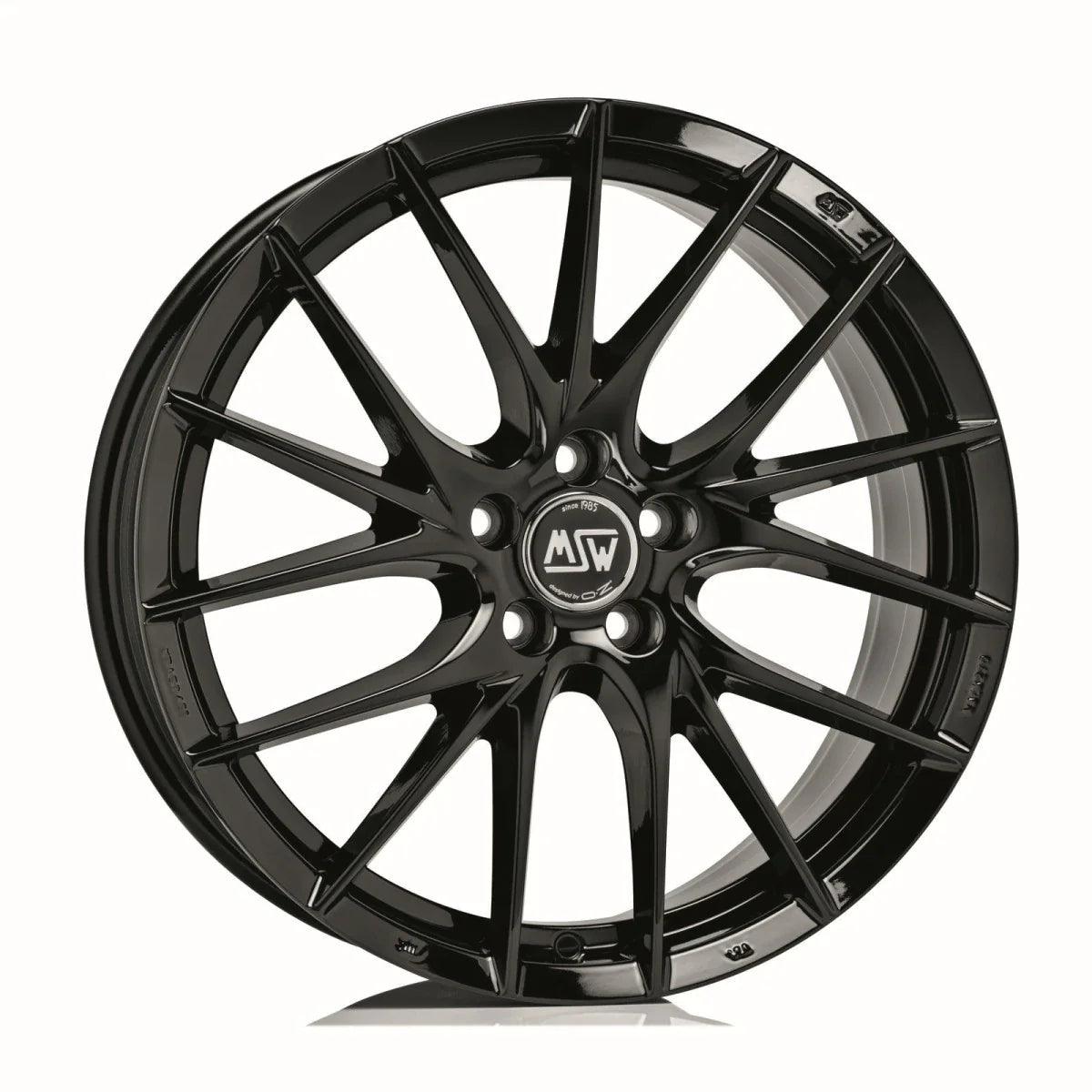 Alu kola MSW 29 8x18 5x112 ET28 Gloss Black