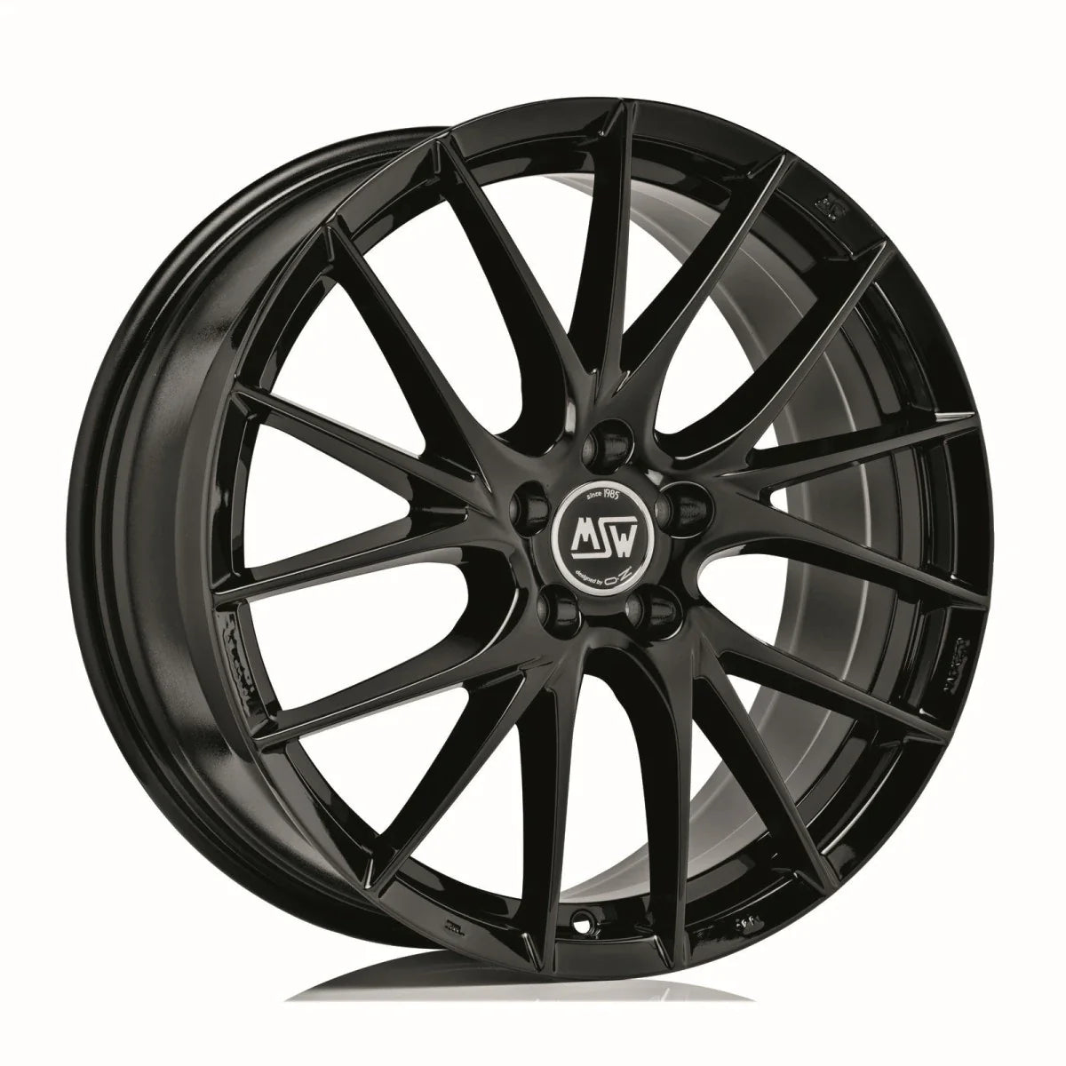 Alu kola MSW 29 8.5x19 5x112 ET43 Gloss Black