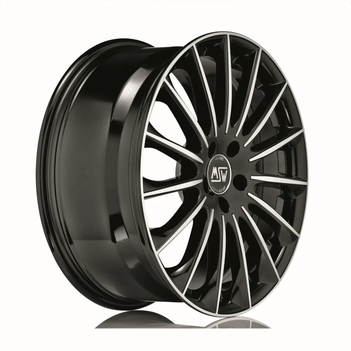 Alu kola MSW 30 7.5x18 5x114.3 ET45 Gloss Black Full Polished