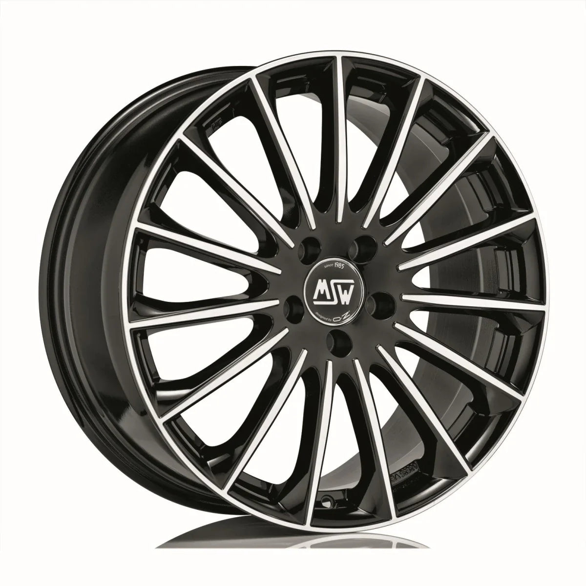 Alu kola MSW 30 7.5x17 5x108 ET45 Gloss Black Full Polished