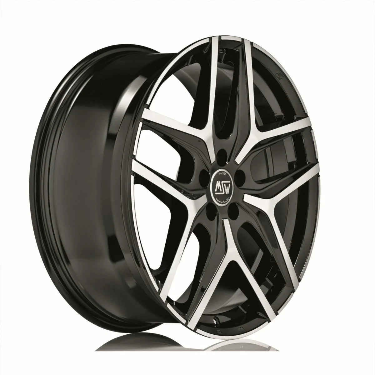 Alu kola MSW 40 8.5x20 5x120 ET45 Gloss Black Full Polished