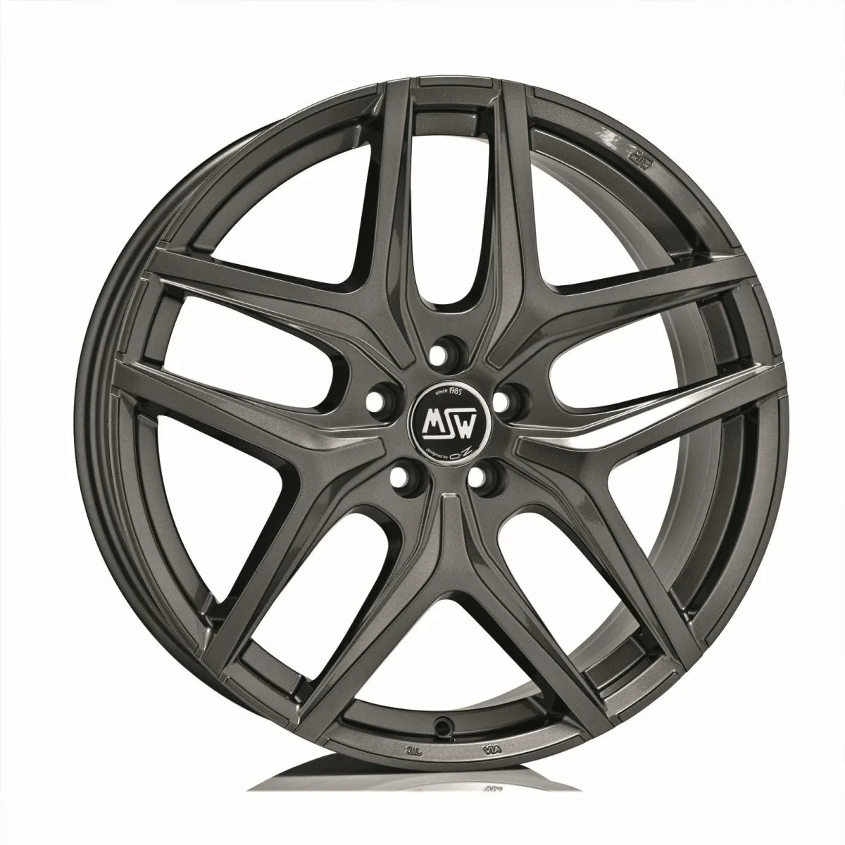 Alu kola MSW 40 9x19 5x112 ET21 Gloss Gun Metal