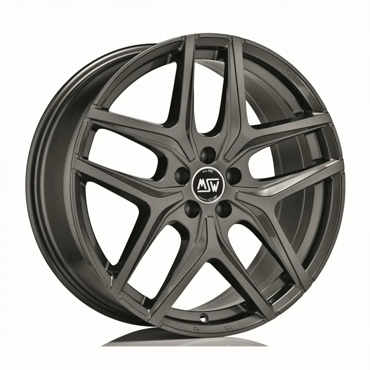 Alu kola MSW 40 7.5x19 5x112 ET48 Gloss Gun Metal