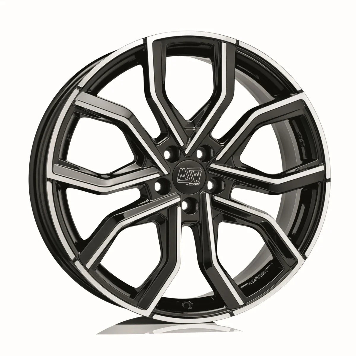 Alu kola MSW 41 8.5x20 5x120 ET41 Gloss Black Full Polished