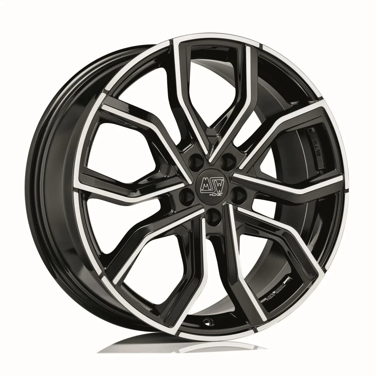 Alu kola MSW 41 8x19 5x120 ET41 Gloss Black Full Polished