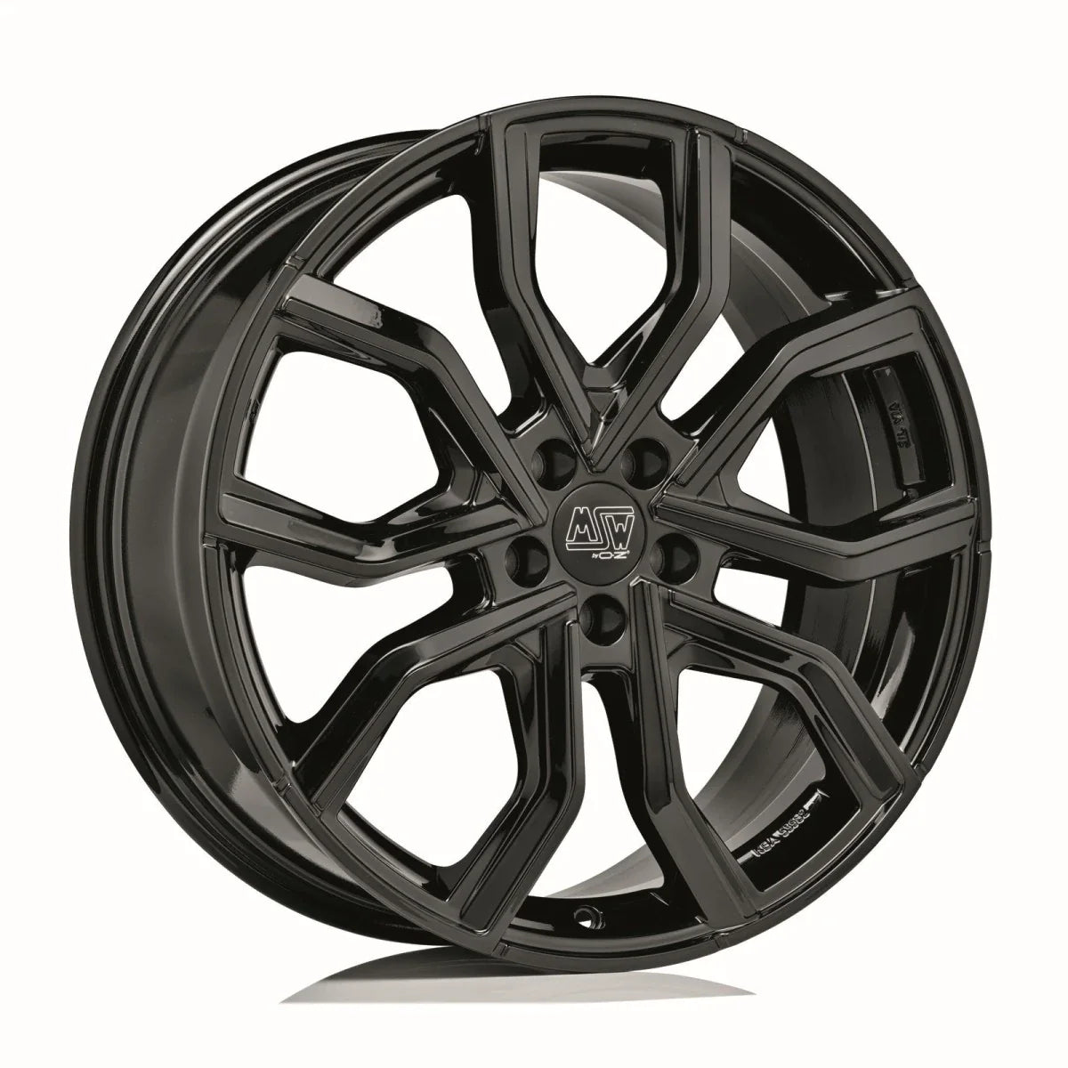 Alu kola MSW 41 7.5x19 5x114.3 ET45 Gloss Black