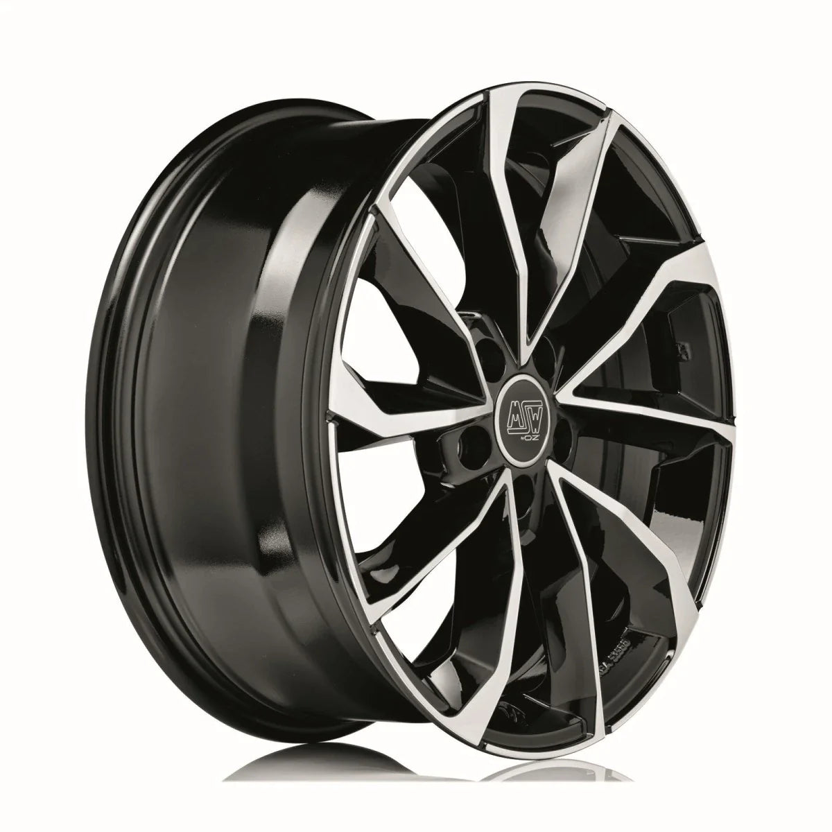 Alu kola MSW 42 8x19 5x114.3 ET40 Gloss Black Full Polished