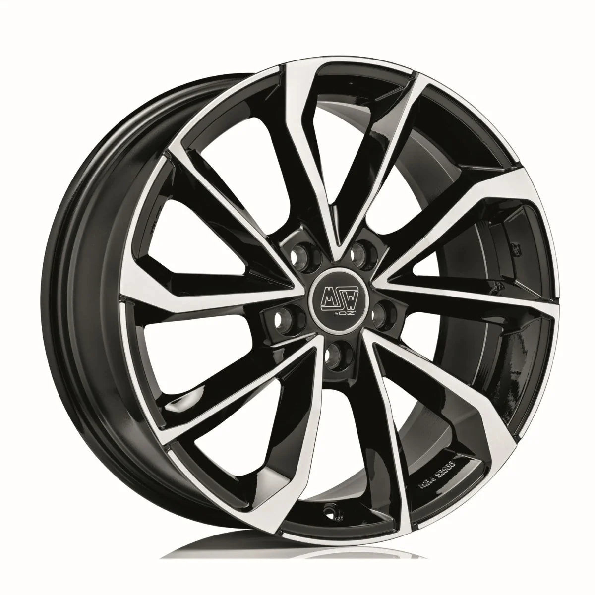 Alu kola MSW 42 8x18 5x114.3 ET45 Gloss Black Full Polished