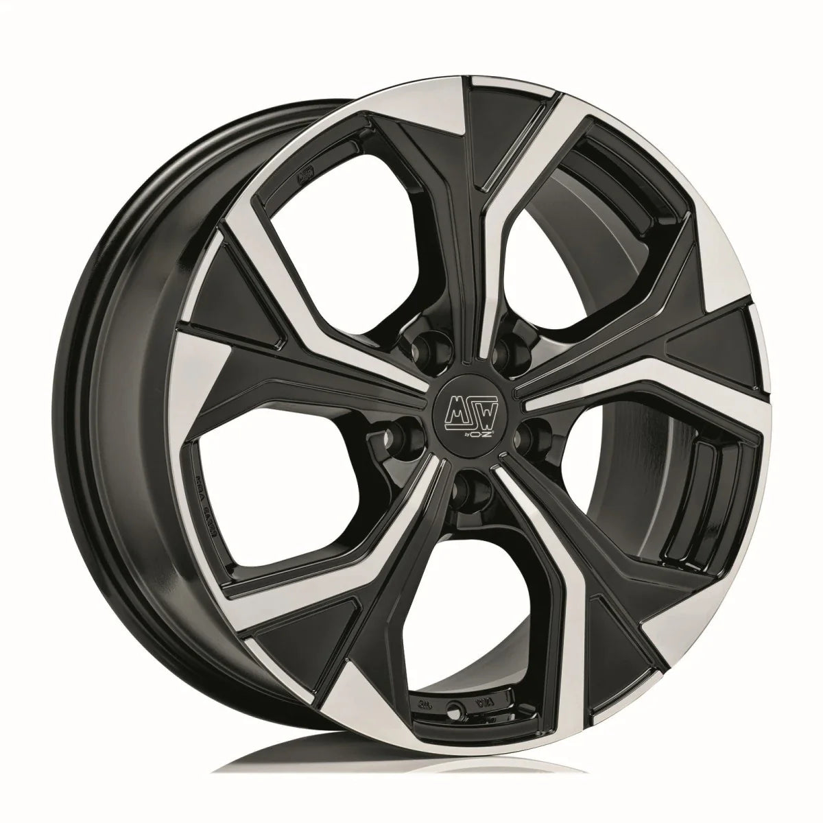 Alu kola MSW 43 8.5x20 5x114.3 ET30 Gloss Black Full Polished
