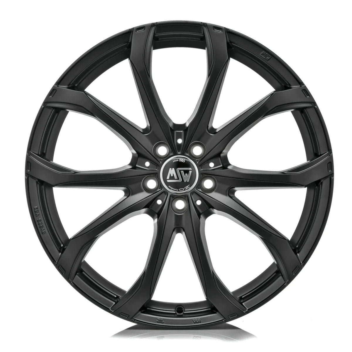 Alu kola MSW 48 9x21 5x108 ET38 Matt Black | Wheelsup.cz