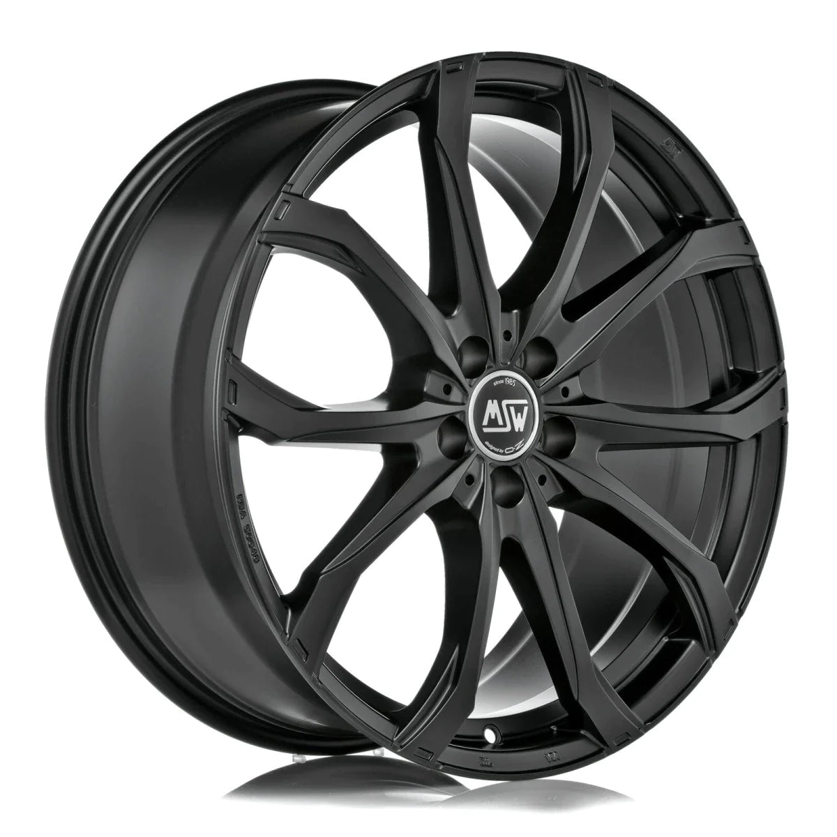 Alu kola MSW 48 9x21 5x108 ET38 Matt Black | Wheelsup.cz