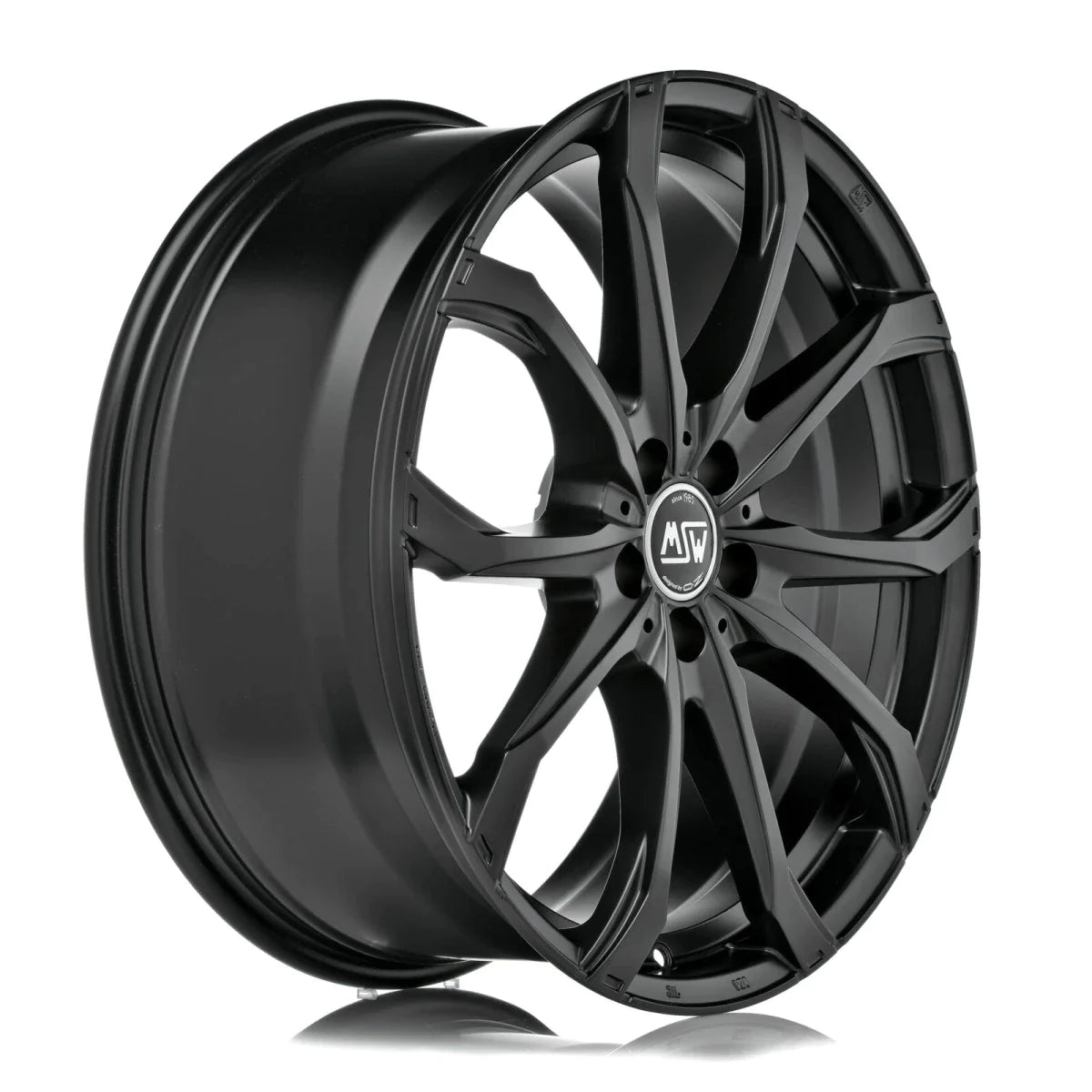 Alu kola MSW 48 9x21 5x108 ET38 Matt Black | Wheelsup.cz
