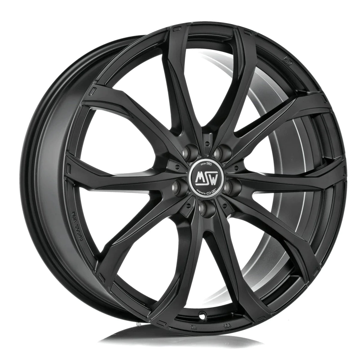 Alu kola MSW 48 9x21 5x108 ET38 Matt Black | Wheelsup.cz