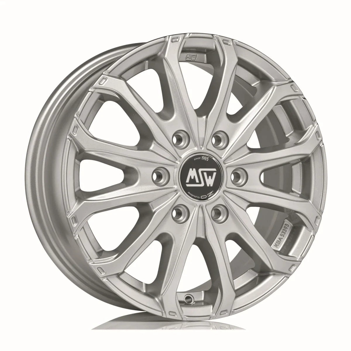 Alu kola MSW 48 VAN 6 HOLES 6.5x16 6x125 ET68 Full Silver