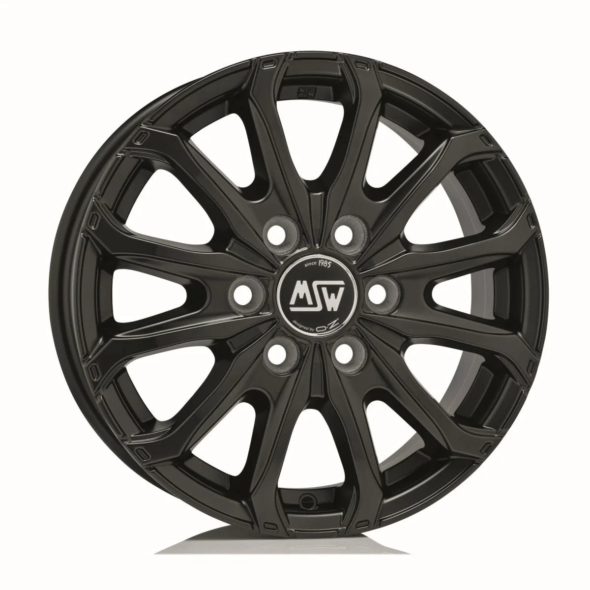 Alu kola MSW 48 VAN 6 HOLES 6.5x16 6x130 ET62 Matt Black