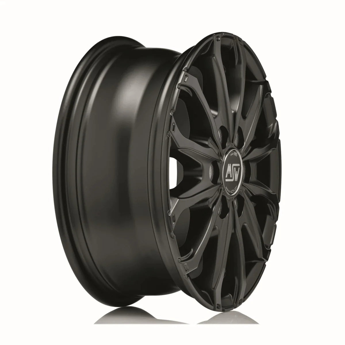 Alu kola MSW 48 VAN 6 HOLES 6.5x16 6x130 ET62 Matt Black
