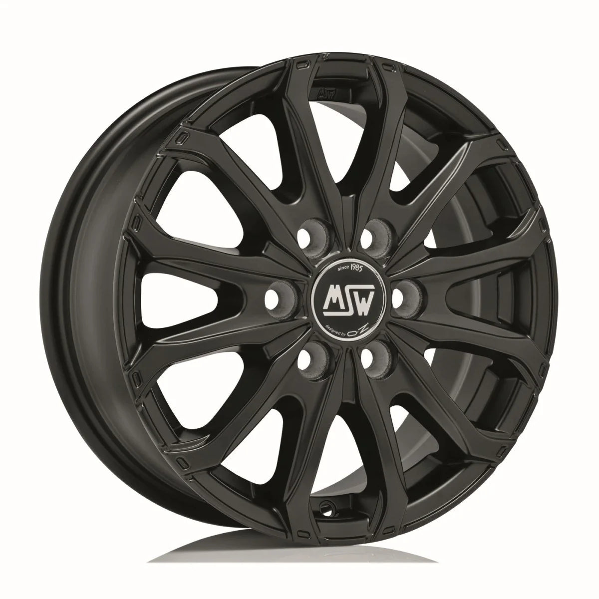 Alu kola MSW 48 VAN 6 HOLES 6.5x16 6x130 ET62 Matt Black