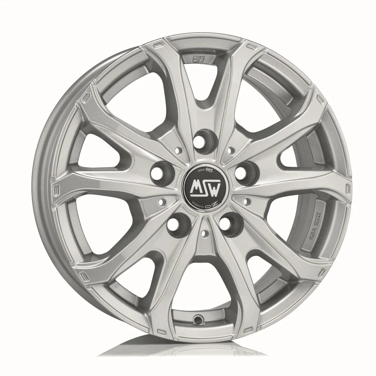 Alu kola MSW 48 VAN 6.5x16 5x160 ET60 Full Silver