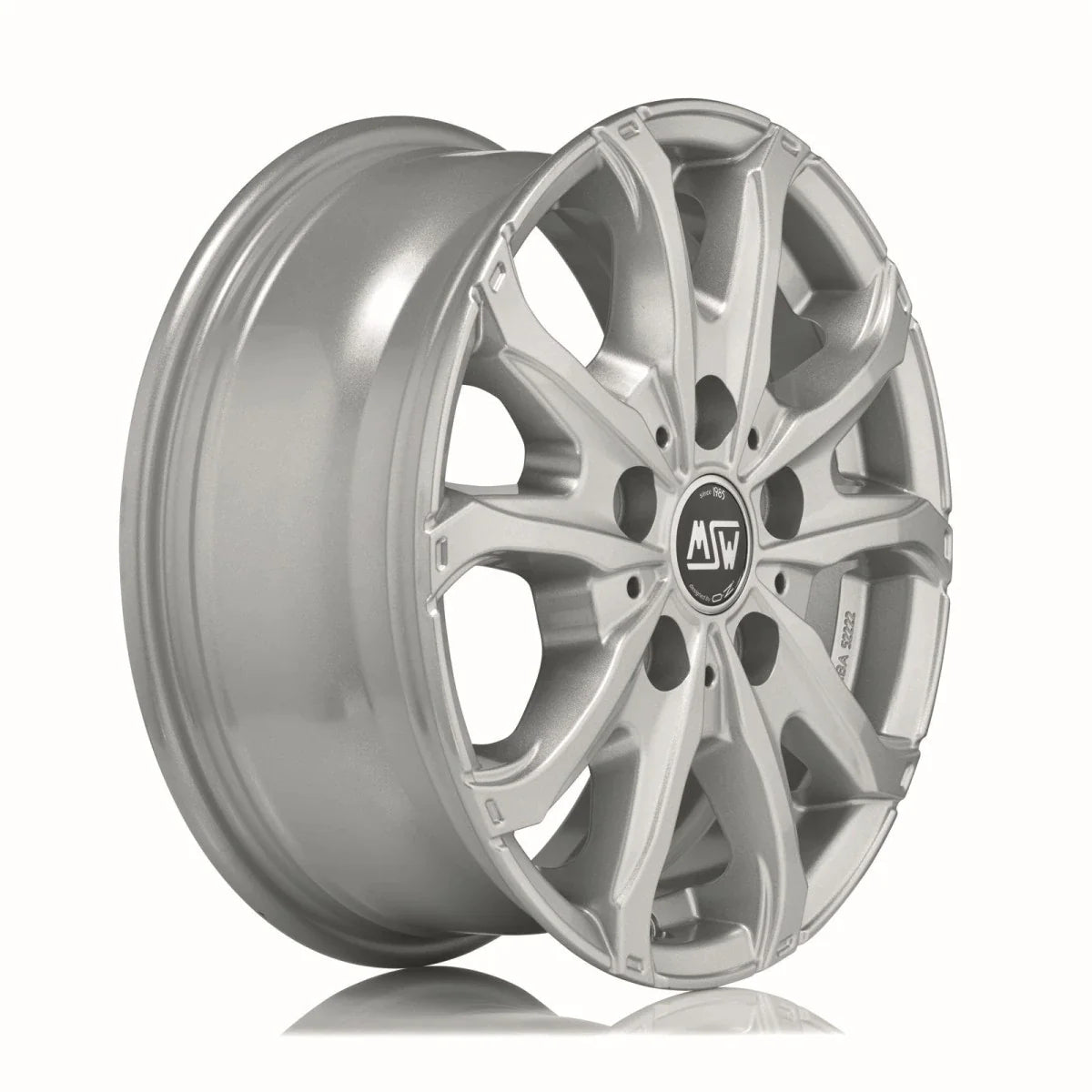 Alu kola MSW 48 VAN 7x17 5x130 ET68 Full Silver