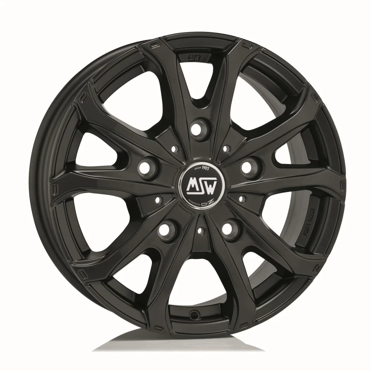 Alu kola MSW 48 VAN 7.5x18 5x160 ET48 Matt Black