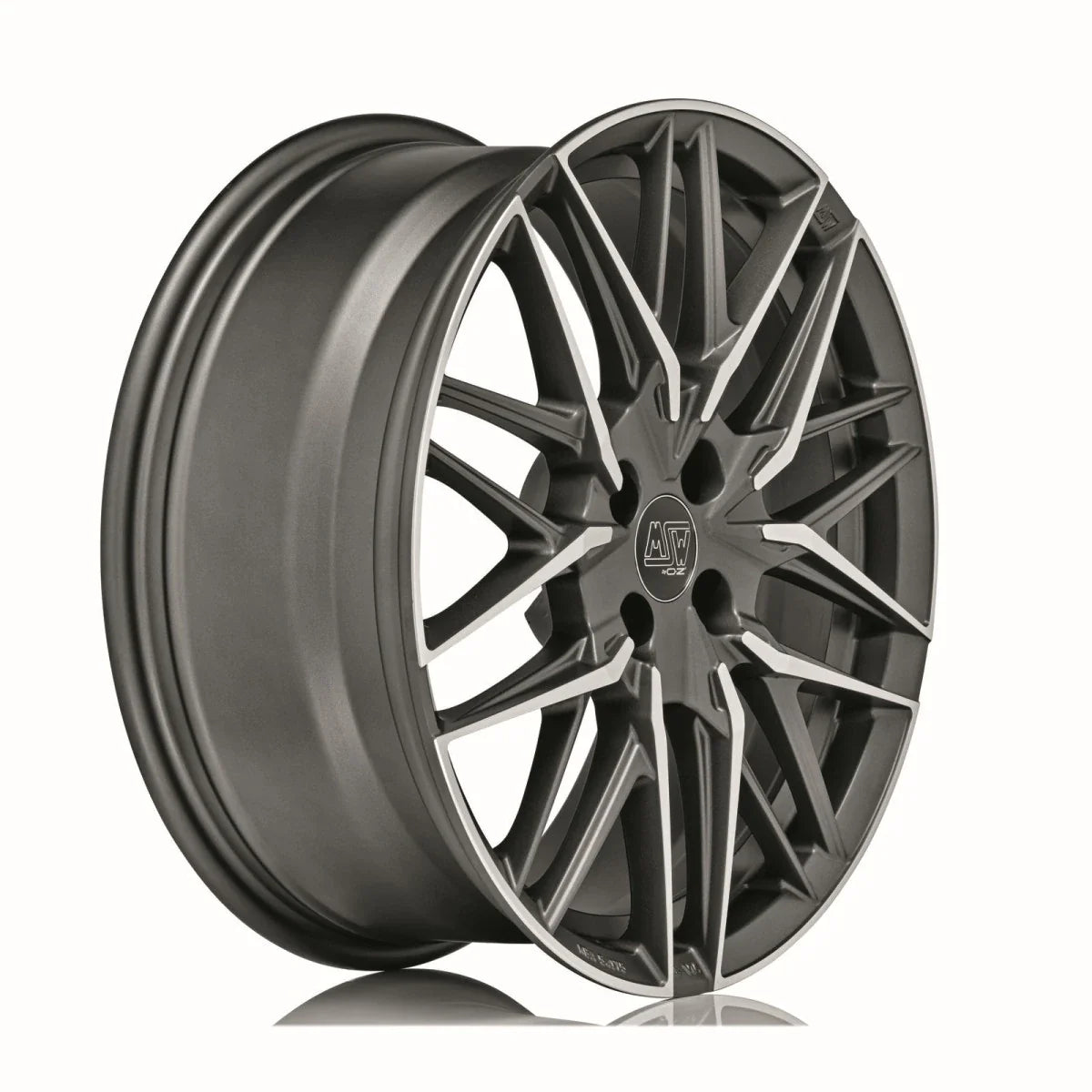 Alu kola MSW 50-4 7x17 4x108 ET37 Matt Gun Metal Full Polished (Mgmfp)