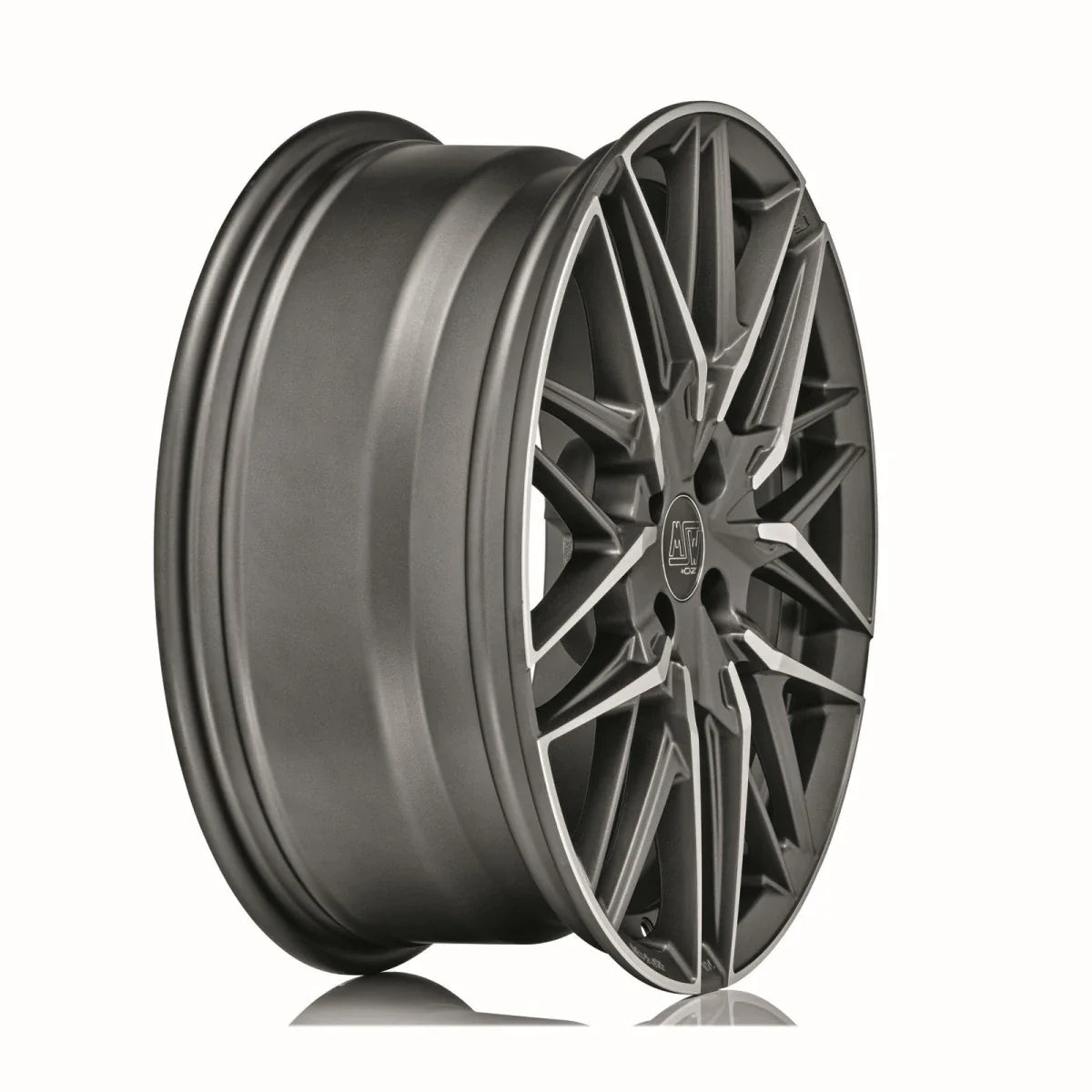 Alu kola MSW 50-4 7x17 4x108 ET32 Matt Gun Metal Full Polished (Mgmfp)
