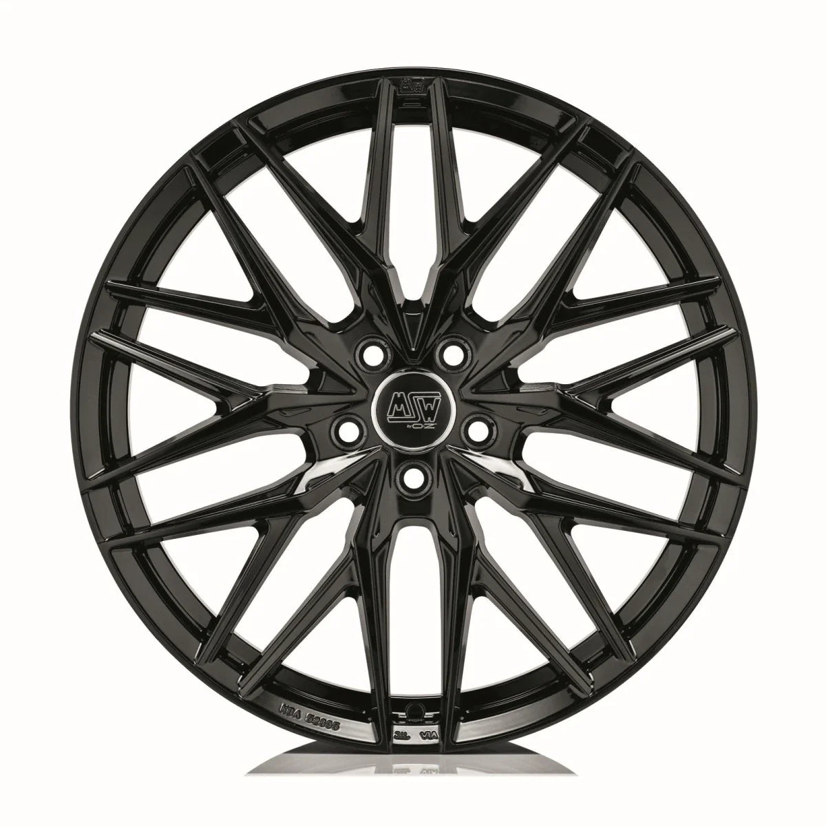 Alu kola MSW 50 11.5x22 5x130 ET52 Gloss Black | Wheelsup.cz