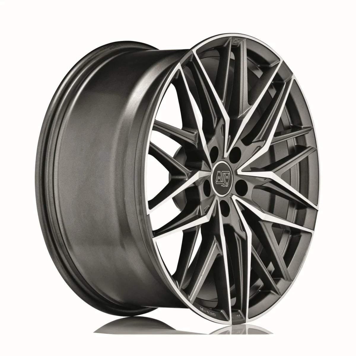 Alu kola MSW 50 10x22 5x120 ET42 Matt Gun Metal Full Polished (Mgmfp)
