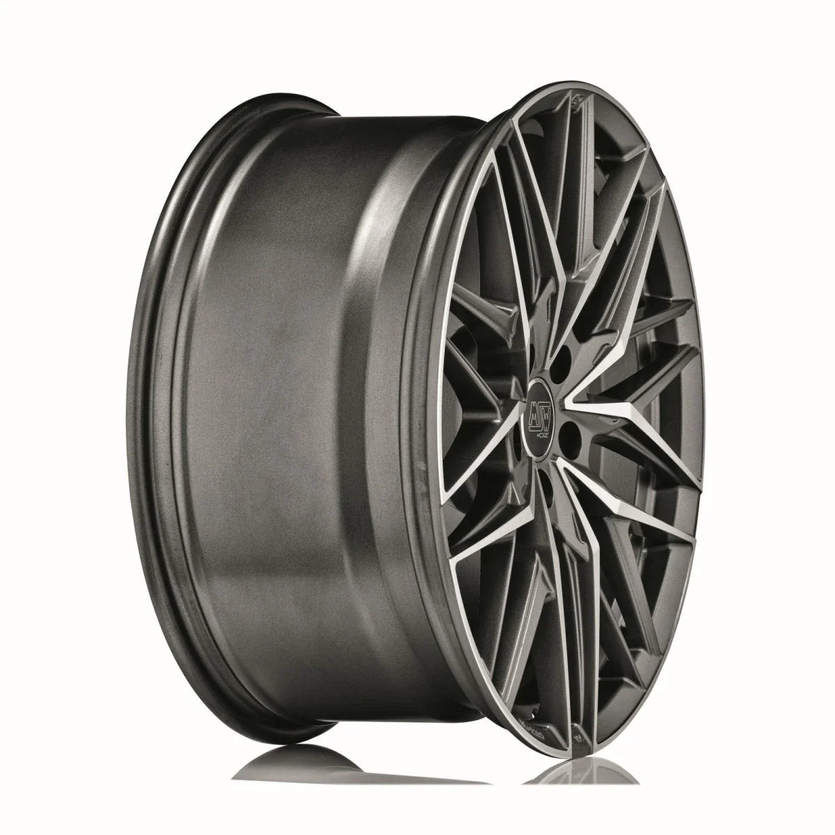 Alu kola MSW 50 8.5x19 5x112 ET43 Matt Gun Metal Full Polished (Mgmfp)