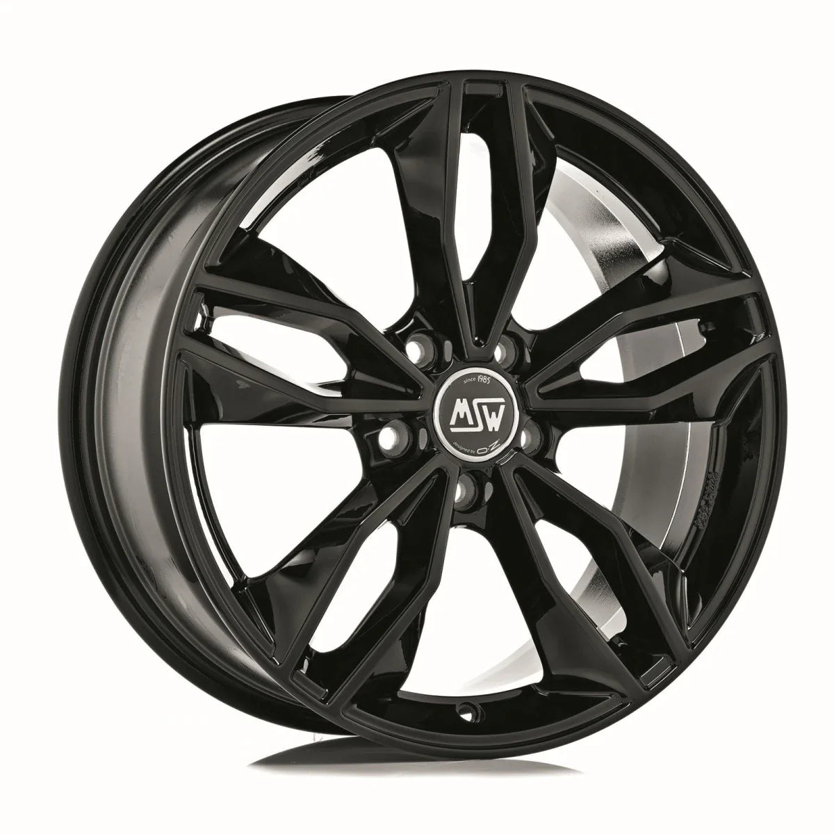 Alu kola MSW 71 7.5x17 5x114.3 ET40 Gloss Black