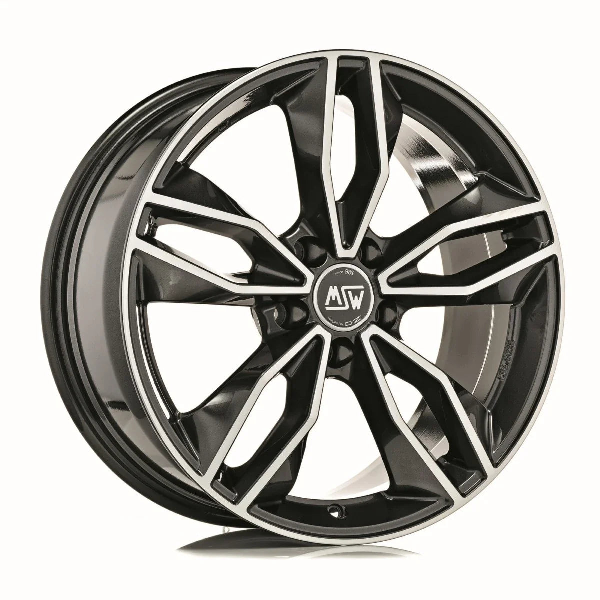 Alu kola MSW 71 8.5x19 5x114.3 ET46 Gloss Dark Grey Full Polished