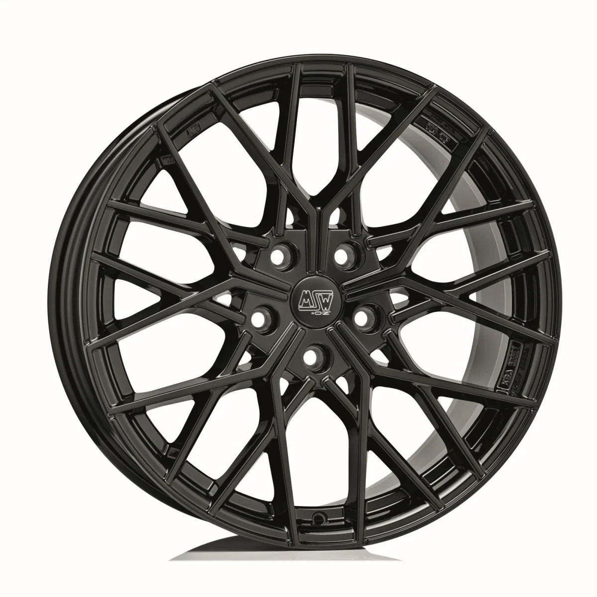 Alu kola MSW 74 8.5x19 5x112 ET35 Gloss Black
