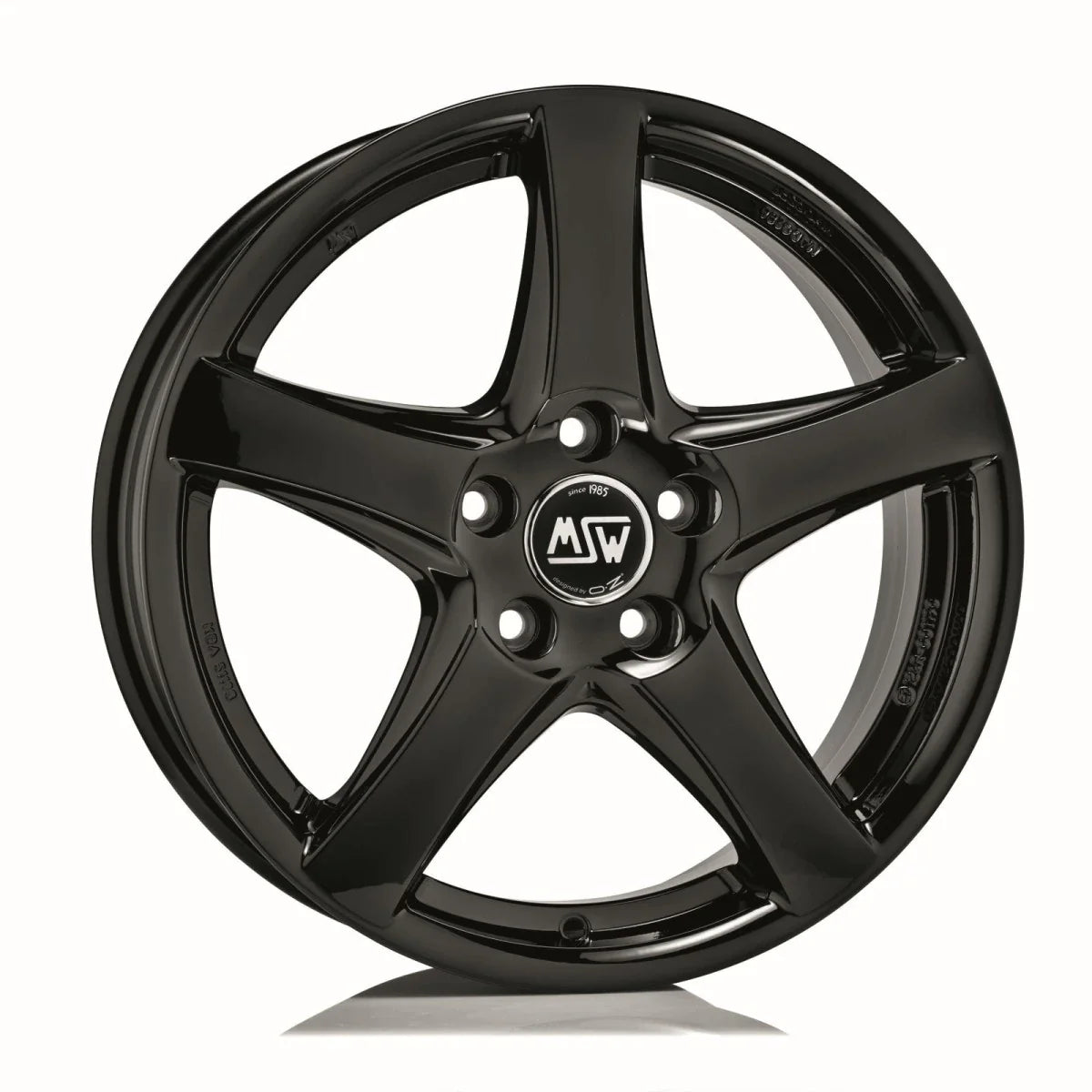 Alu kola MSW 78 6.5x17 5x112 ET38 Gloss Black