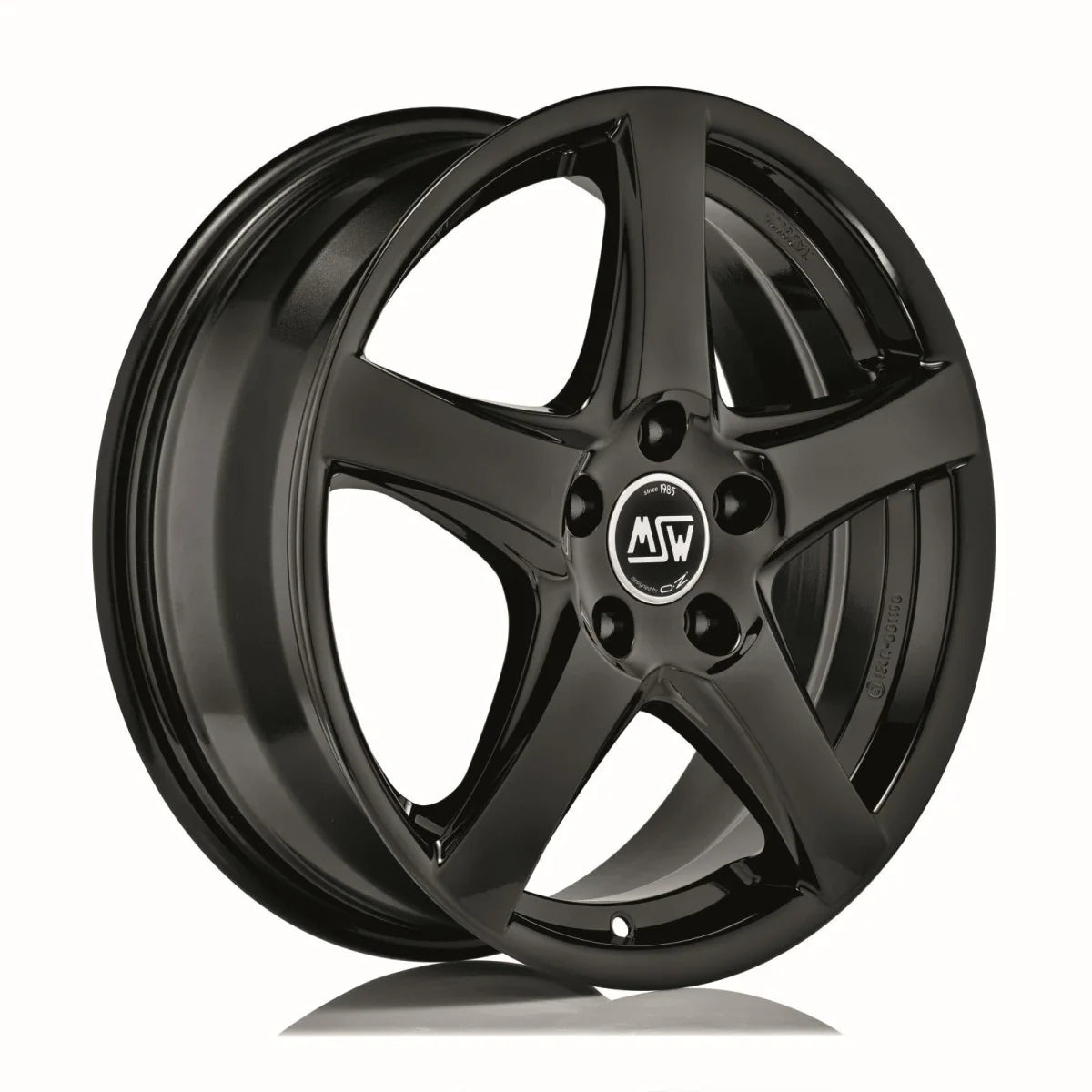 Alu kola MSW 78 6.5x16 5x112 ET41 Gloss Black