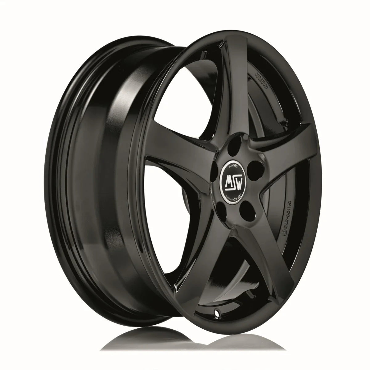 Alu kola MSW 78 6.5x17 5x112 ET38 Gloss Black