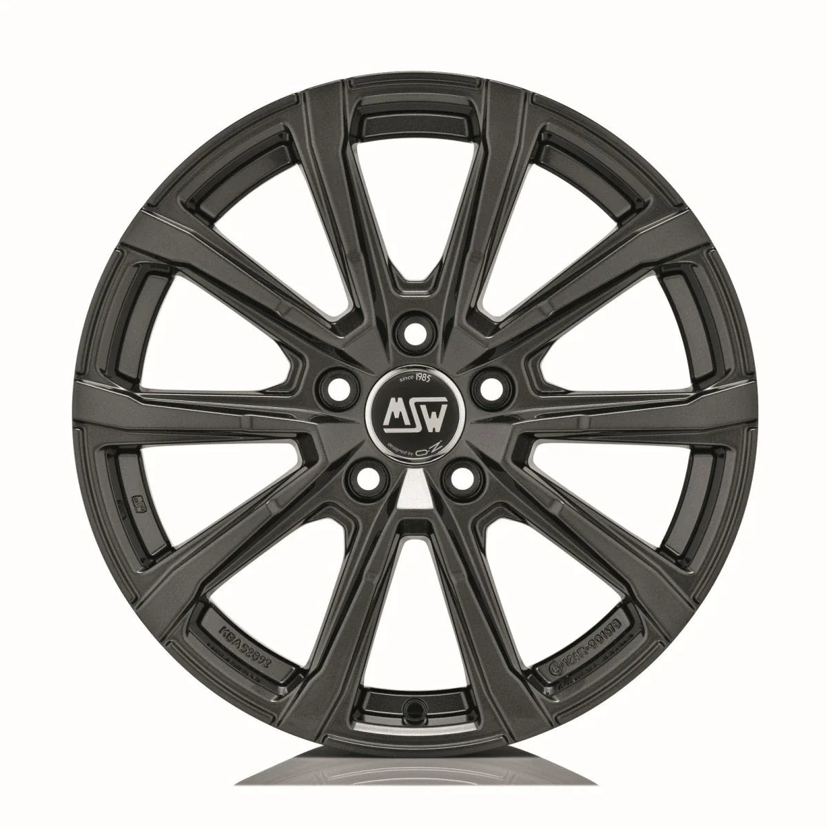 Alu kola MSW 79 7x17 5x114.3 ET35 Gloss Dark Grey