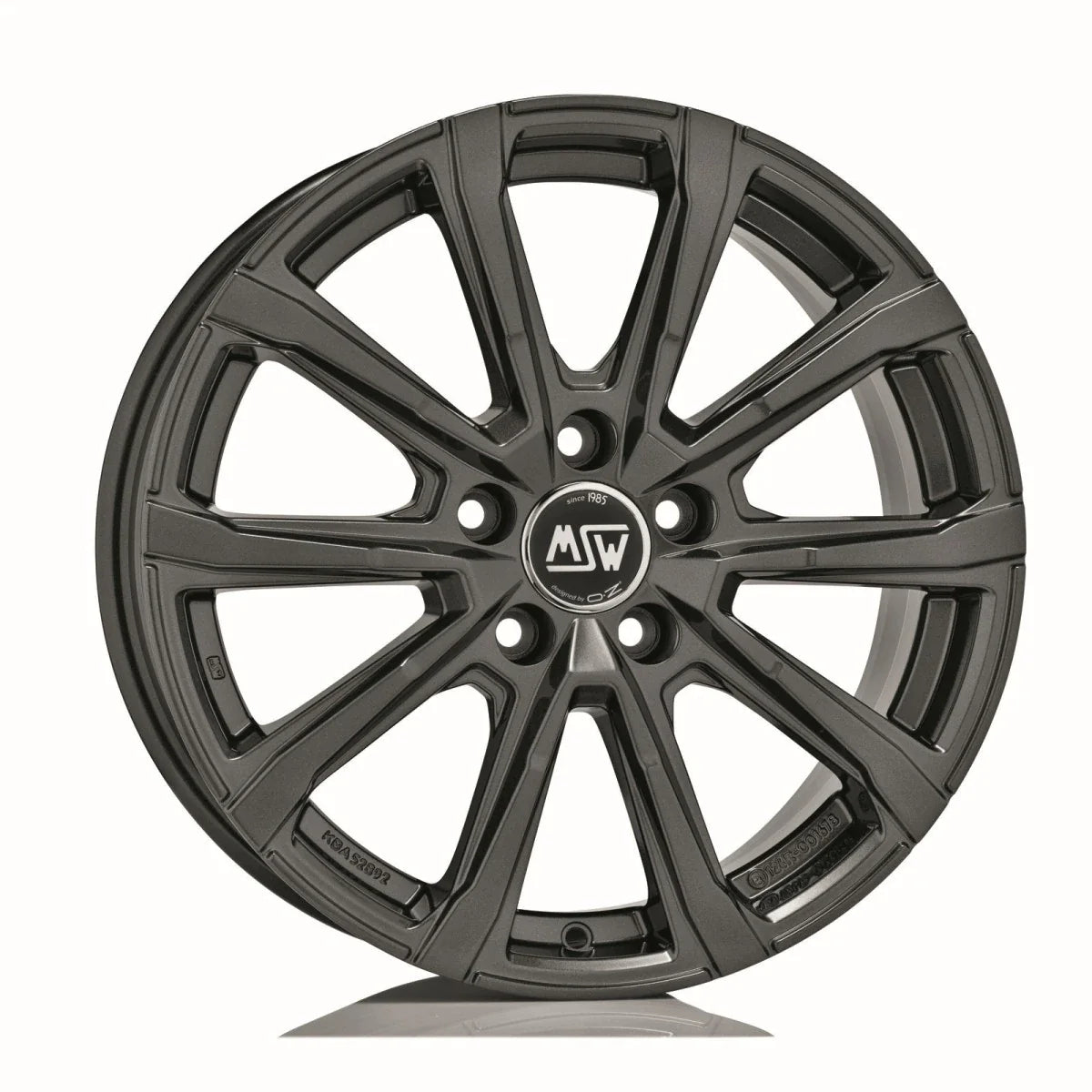 Alu kola MSW 79 7.5x18 5x112 ET25 Gloss Dark Grey