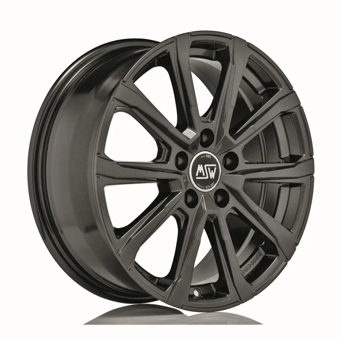Alu kola MSW 79 7x17 5x100 ET51 Gloss Dark Grey