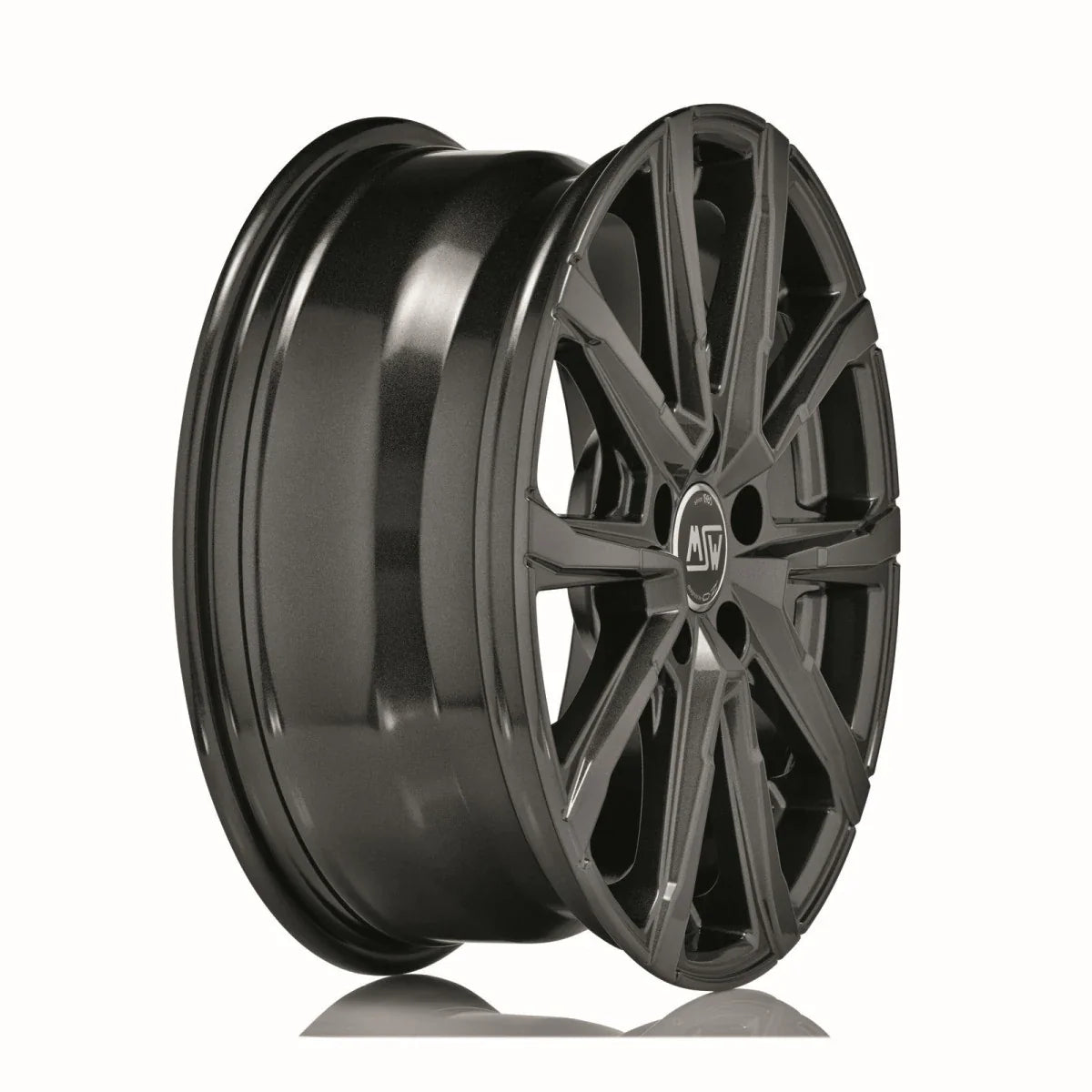 Alu kola MSW 79 7x17 5x108 ET47 Gloss Dark Grey